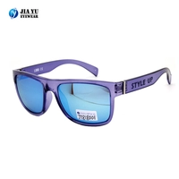 2020 Hot Sale Plastic With Logo Mirror Transparent Frame Clear Sunglasses